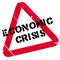 Economic Crisis rubber stamp