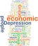 Economic depression wordcloud
