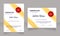Economic developer certificate design template set