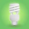 Economical fluorescent light bulb. Save energy lamp.