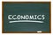 Economics Chalk Board Economy Budgeting Finance Word