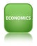 Economics special soft green square button