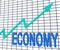 Economy Graph Chart Shows Increase Economic