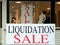 Economy Liquidation Sale Sign
