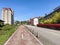 Ecopista do vouga. Old railway line reconverted into an eco-track where you can walk and riding a bicycle. Paradela, Sever do