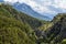 Ecrins mountains in Hautes Alpes Provence