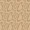 Ecru recycled corrugated pulp card paper texture. Ribbed plain neutral brown kraft material. Eco packaging, shipping and