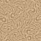 Ecru recycled corrugated pulp card paper texture. Ribbed plain neutral brown kraft material. Eco packaging, shipping and