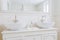 Ecru washbasins for big family