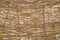 Ecru woven rattan closeup