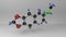 Ecstasy 3D molecule illustration.