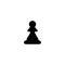 ector chess piece set for logo design