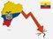 Ecuador economic crisis vector illustration Eps 10