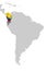 Ecuador Location Map on map South America. 3d Ecuador flag map marker location pin. High quality map of Ecuador.