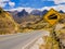 Ecuador, panoramic winding road through the andean landscape