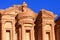 Ed Deir Monastery, Petra, Jordan close-up