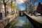 An Edam canal scene