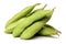 Edamame bean , Soybean in the pod boiled or steamed and served with salt