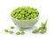 Edamame soy beans in bowls