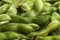 Edamame soya bean pods