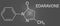 Edaravone drug molecule. Skeletal formula