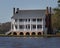 Edenton, NC- USA - 03-20-2022: Historic Barker House from 1762 overlooking the Albemarle Sound
