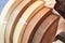 Edge coils natural wood veneer for furniture