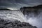 Edge of Dettifoss waterfall