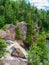 Edge of the HIgh Falls of Baptism River at Tettegouche State Par