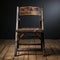 Edgy Political Commentary: A Rustic Americana Folding Chair