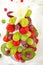 Edible Fruit Christmas Tree