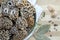 Edible morel mushrooms