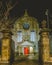 Edinburgh Canongate Kirk by night Entrance