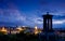 Edinburgh city night scene