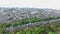 Edinburgh city Scotland historic Town Day Aerial shot