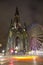 Edinburgh Monument at night