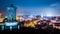 Edinburgh at night view from Calton Hill