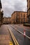 Edinburgh, Scotland - 2021: Street scenes from the historical city center of Edinburgh.