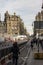 Edinburgh Scotland England. Architecture of the city. View of The Scotsman Hotel