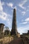 Edinburgh Scotland England. Old Calton Cemetery - a cemetery with old gravestones in Edinburgh.