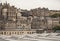 Edinburgh, Scotland - the old town - walls and roofs.