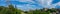 Edinburgh, Scotland Skyline panorama viewed from the Playfair Steps on a beautiful summer afternoon