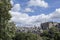 Edinburgh, Scotland, the UK - old town and blue skies.