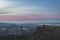 Edinburgh skyline and Salisbury crags