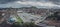 Edinburgh Waverley Train Station panorama