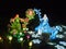 Edinburgh Zoo, Edinburgh, Scotland, UK, 5th January 2019, Giant Lanterns of China Display with a Fairy Princess.