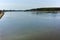 EDIRNE, TURKEY - MAY 26, 2018: Landscape of Meric Maritsa River in city of Edirne, Turkey