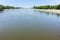 EDIRNE, TURKEY - MAY 26, 2018: Landscape of Meric Maritsa River in city of Edirne, Turkey