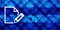 Edit document icon modern glassy blue banner background pattern illustration