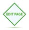 Edit Page modern abstract green diamond button